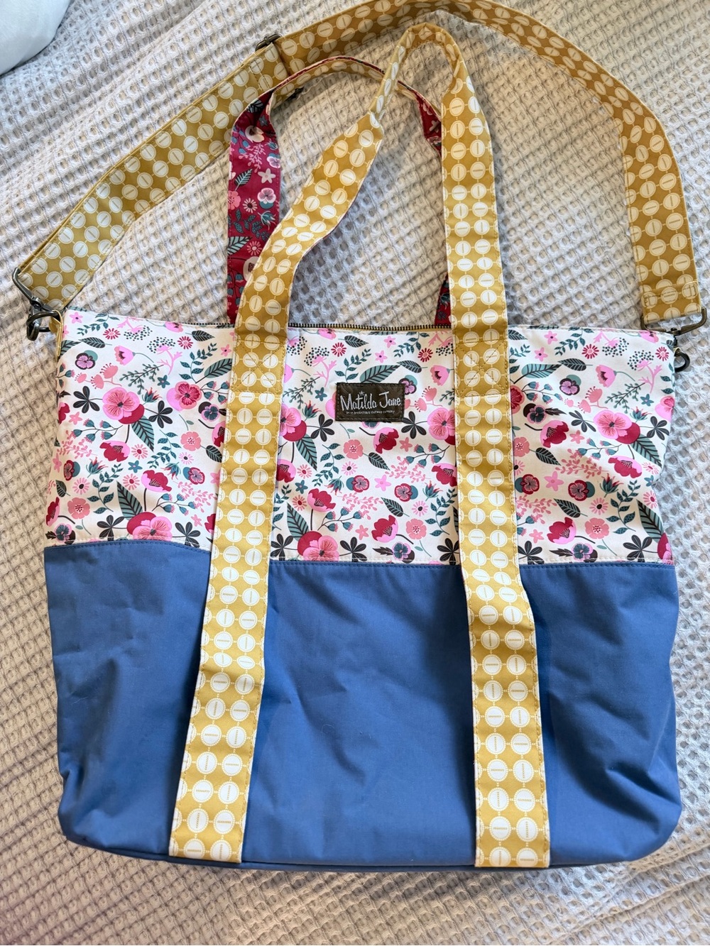Matilda Jane Blue, Pink & Yellow Floral Tote